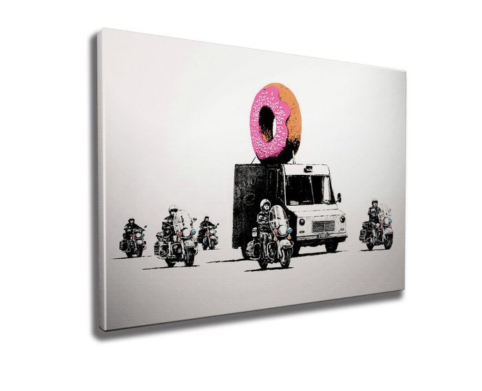 Wallity Lienzo Decorativo Banksy 70 x 100 cm